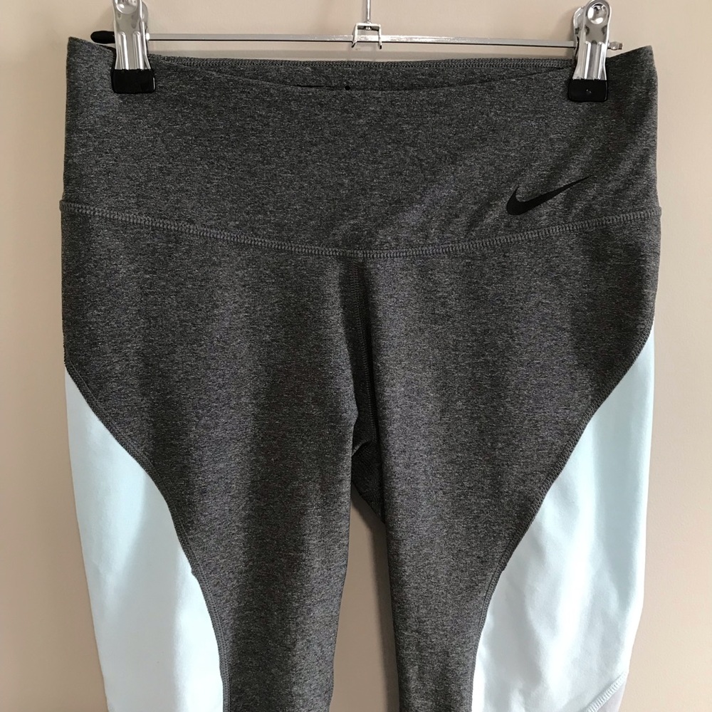 Nike / One Legend Pant / Heather Gray light blue Legging / Ladies Small - Picture 5 of 11